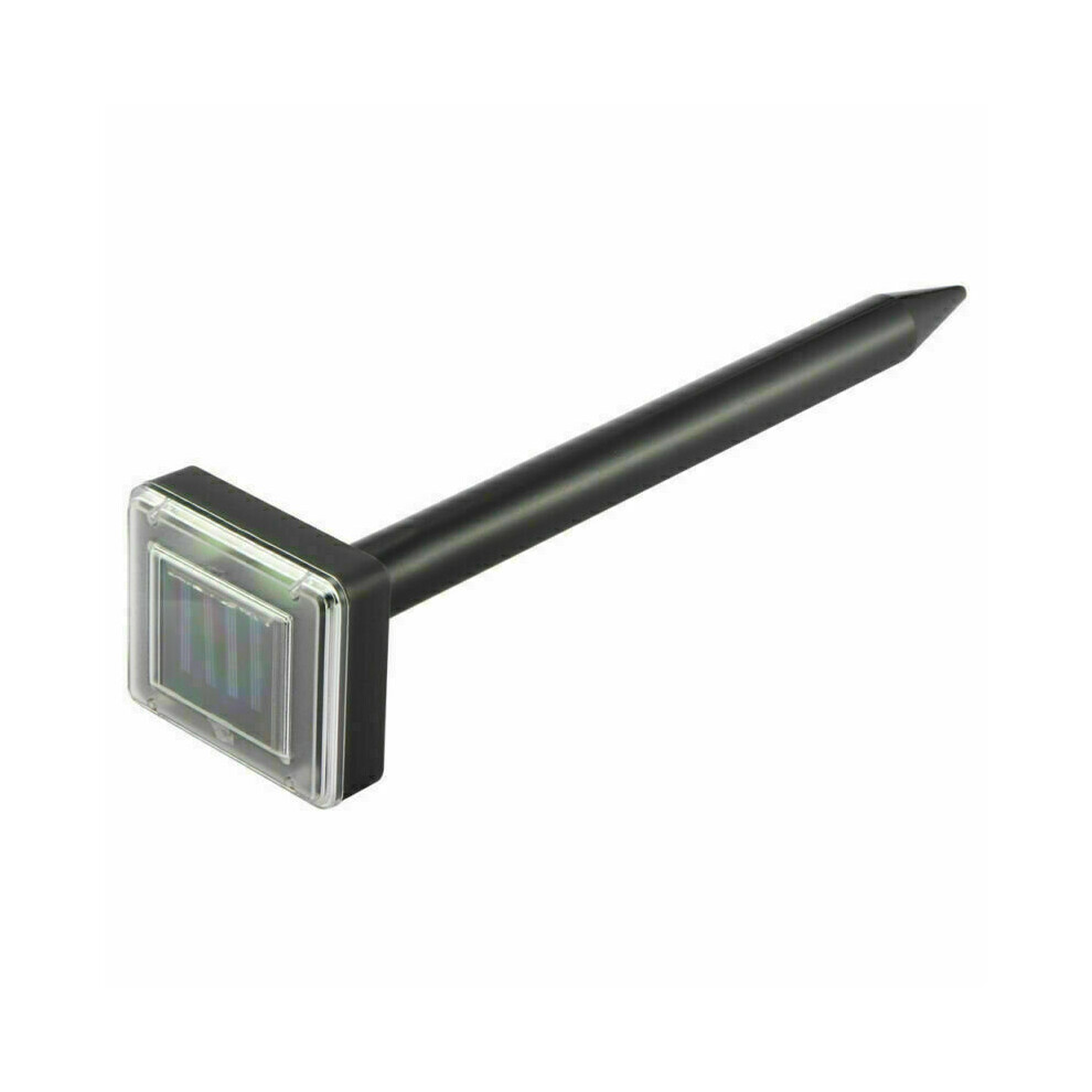 2X Solar-Powered Ultrasonic Pest & Animal Repellers for Garden - Eco-Friendly, Motion-Sensor Deterrents (Black)-image-OPC-P786WT6-NEW