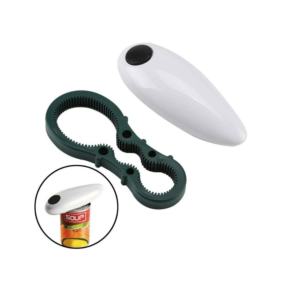One Touch Automatic Electric Can Tin Jar Opener Portable Opener
