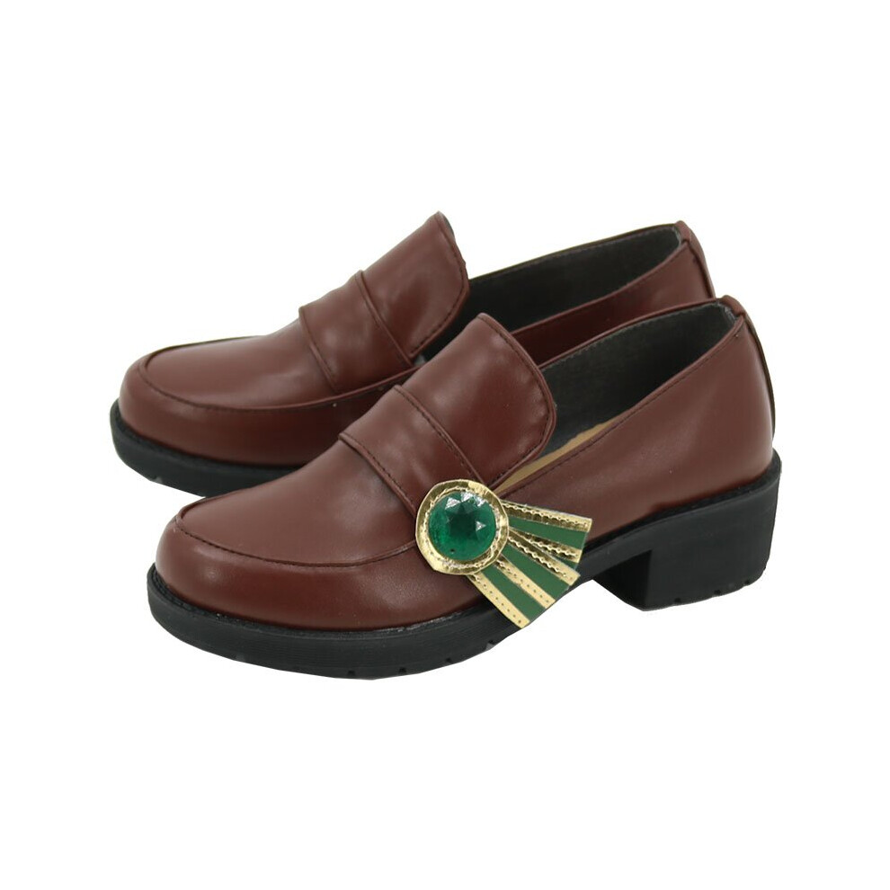 Unisex Toddler Brown Genshin Impact Venti Cosplay Shoes