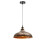 (Brushed Copper) Antique Style Rustic Brushed Metal Pendant Lights 1
