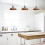 (Brushed Copper) Antique Style Rustic Brushed Metal Pendant Lights 2