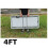 4ft Camping Catering Heavy Duty Folding Trestle Table 6
