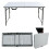 4ft Camping Catering Heavy Duty Folding Trestle Table 2