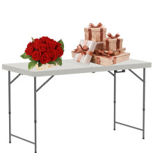 4ft Camping Catering Heavy Duty Folding Trestle Table