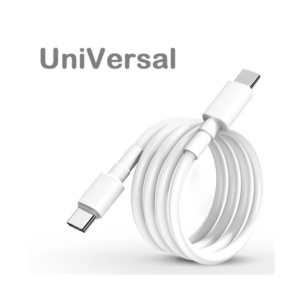 (1m) USB C To USB C Fast Charger PD 100W Dual Type C Charging Data Sync USB Cable