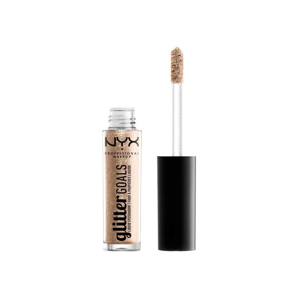 (GGLE 02 Polished Pin Up) NYX Glitter Goals Liquid Eyeshadow