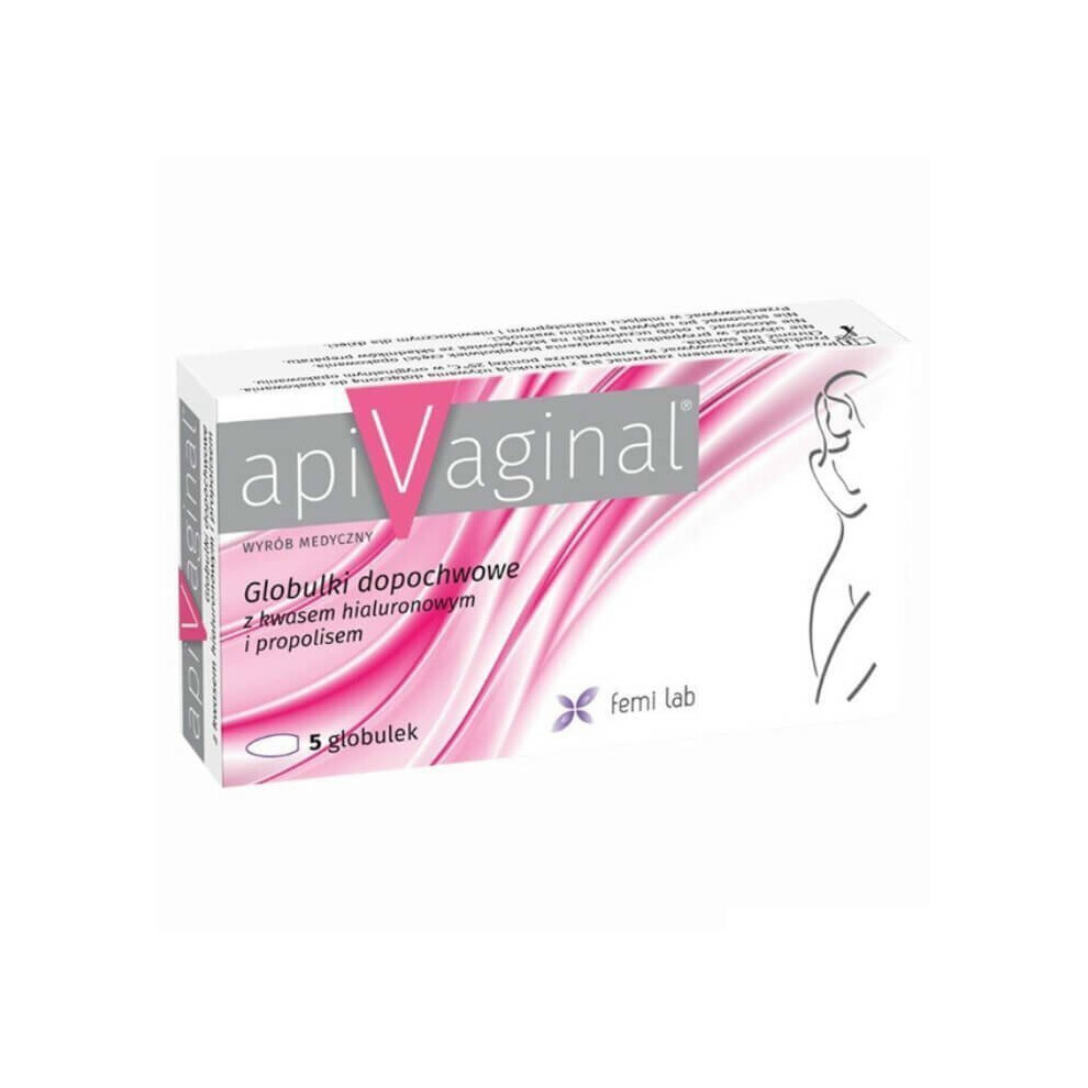 Farmina Apivaginal, Vaginal Globules, Globulki Dopochwowe 5 Pieces