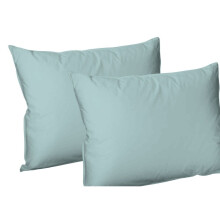 (Duck EGG) 4x Pillowcases Luxury Fine Quality Poly Cotton Housewife Bed Room Pillow Covers Available in 20 colours