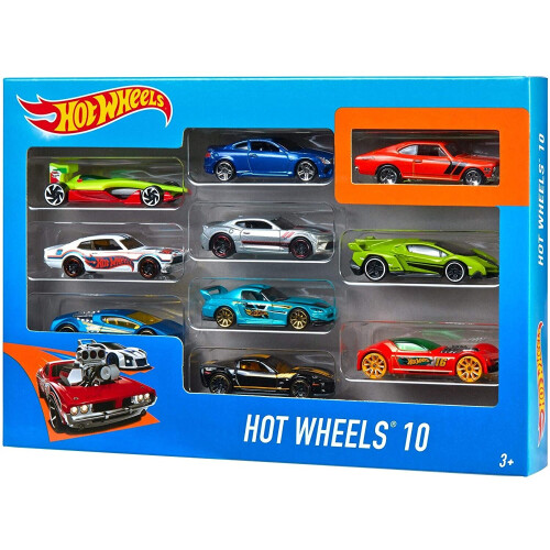 Hot Wheels Hot Wheels 54886 10 Car Pack Assortment (Pack May Vary) 1