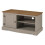Mercers Furniture Corona TV Unit 1 Door Media Unit Grey Wax Solid Pine 2
