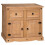 Mercers Furniture Corona 2 Door 2 Drawer Solid Mexican Pine Sideboard - Hand-Waxed, Distressed Rustic Finish 2