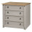Mercers Furniture Corona Chest of Drawers 4 Drawer Grey Wax Small Solid Pine 2