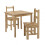 Mercers Furniture Corona Dining Table and 2 Chairs Rio Square Set Solid Pine Furniture 2