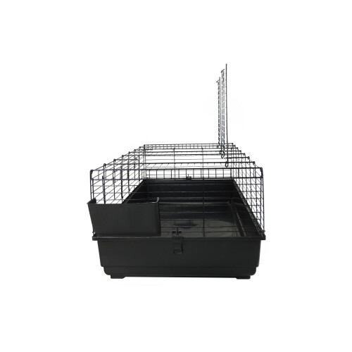 Little-Friends Indoor Rabbit Cage 140cm Black Single Tier - Small Pet Guinea Pig 2