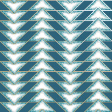 Teton Geometric Wallpaper Holden Teal Gold Metallic Chevron Contemporary
