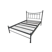 (Black, 3FT Single 90CM) Bristol Contract Mesh Base Metal Bed Frame Only