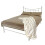 (Ivory, 3FT Single 90CM) Bristol Contract Mesh Base Metal Bed Frame Only 2