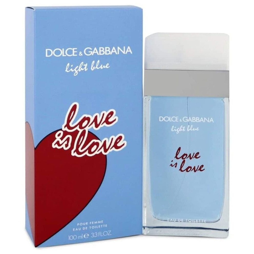 Light Blue Love is Love by Dolce & Gabbana 3.3 / 3.4 oz EDT Perfume for Women