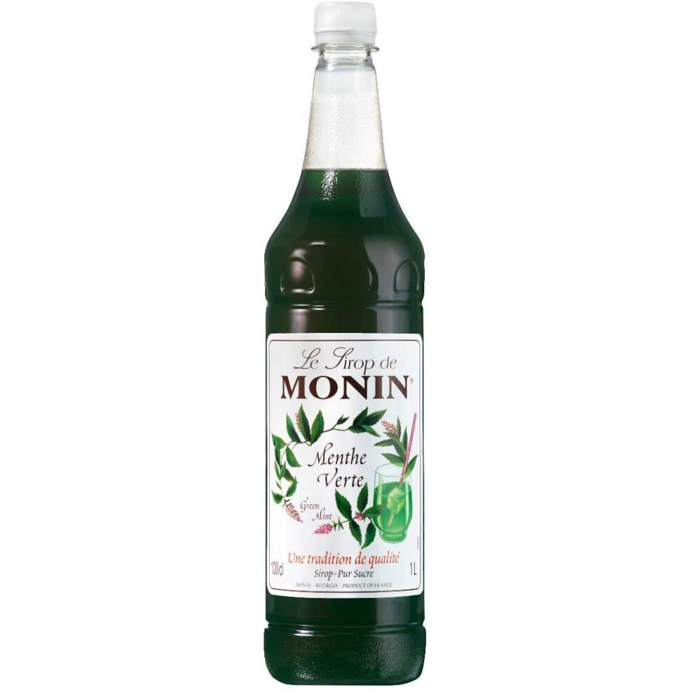 MONIN Green Mint Syrup 1 L