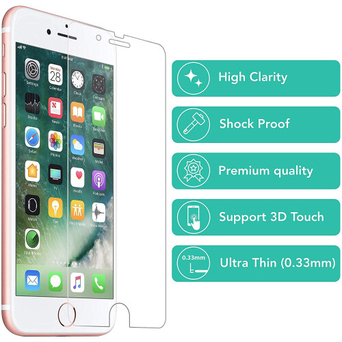 Screen Protector for Apple iPhone 6 / 6S, 7/8, iPhone SE 2020 2 Pack 2