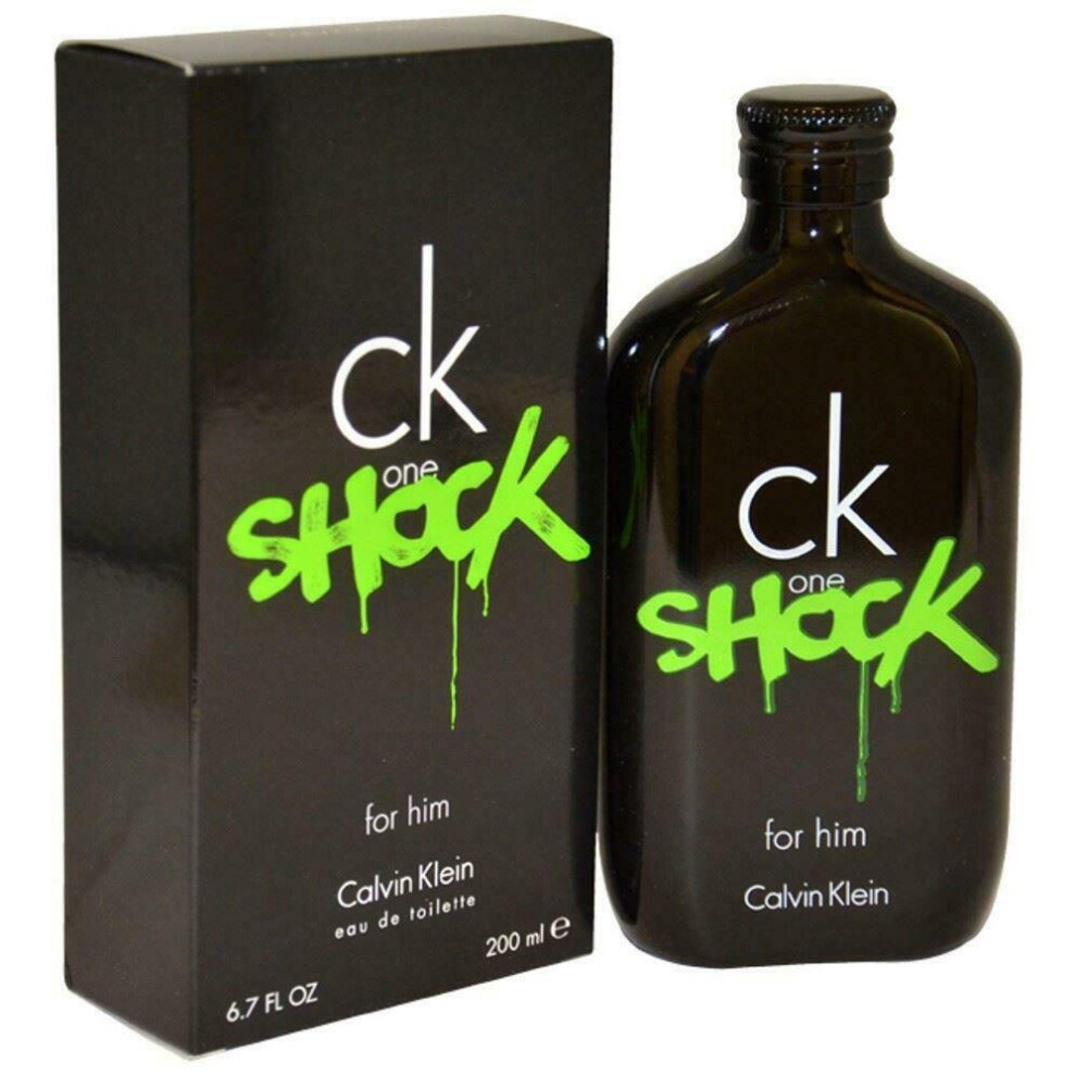 CK One Shock by Calvin Klein for Him 6.7 oz Spray 6.8 EDT