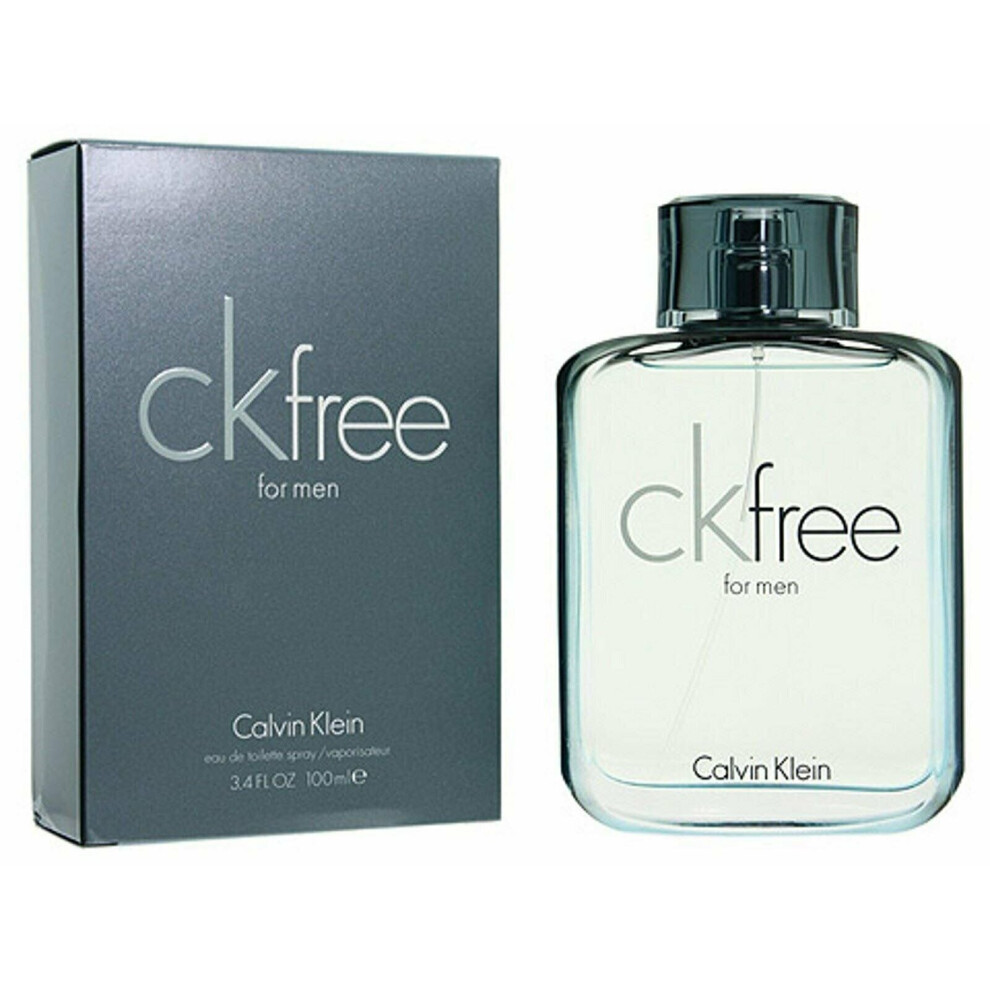 CK FREE by Calvin Klein 3.4 oz edt Cologne New