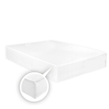 (White, King) 100% Brushed Cotton Thermal Fitted Sheets 25cm.Warm & Cosy Flannelette Plain Fitted Sheets in All Sizes.