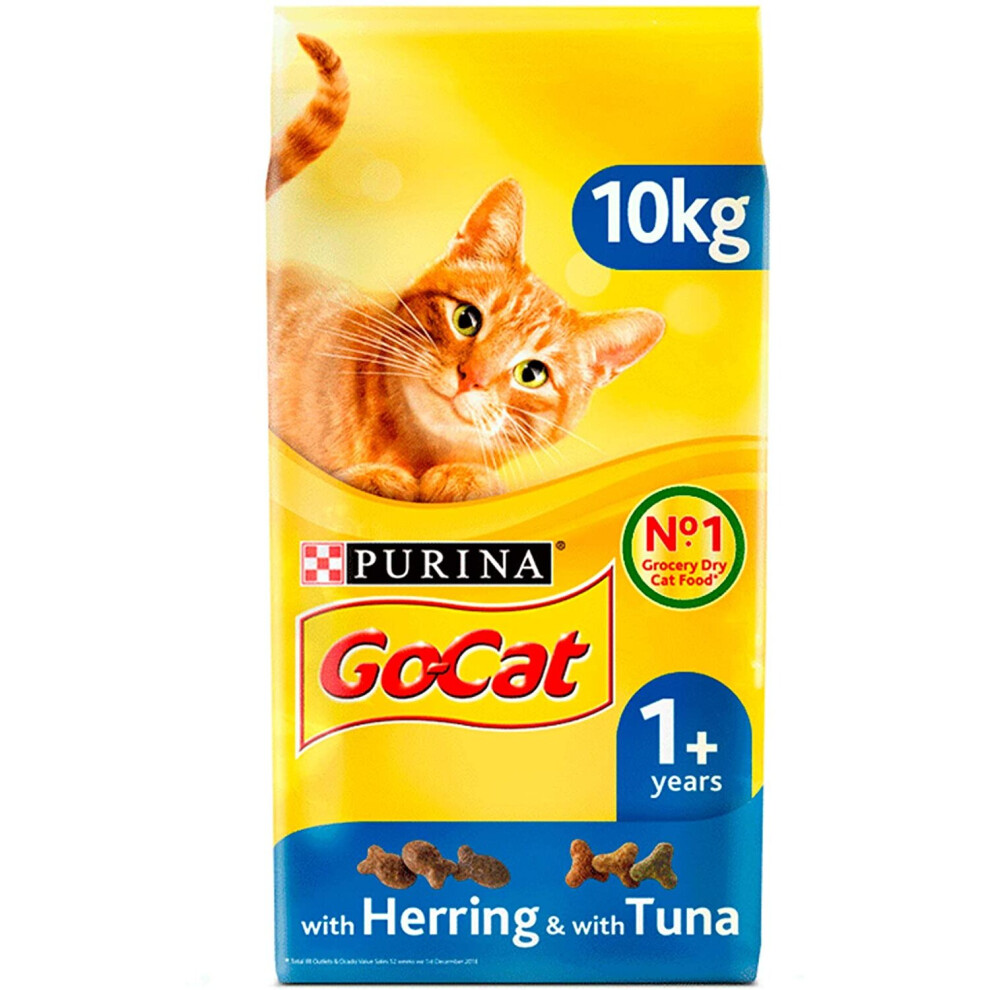 Go-Cat Adult Cat Food Tuna Herring and Veg, 10 kg