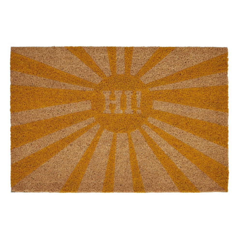 Premier Housewares Hi Doormat Eye-Catching Sunburst Pattern