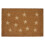 Premier Housewares Star Embossed Doormat Natural Coir And PVC Rubber Back 1