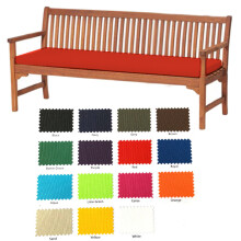 (Red, 4 Seater (170x52x6cm)) Garden Outdoor Waterproof Seater Bench Pad Cushion
