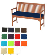 (Royal Blue, 2 Seater (108x45x6cm)) Garden Outdoor Waterproof Seater Bench Pad Cushion