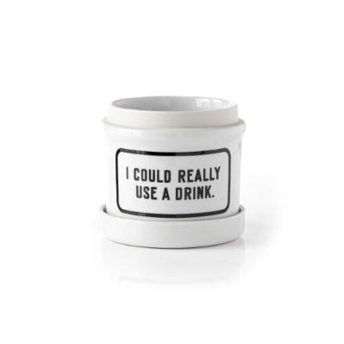 I Could Really Use A Drink Planter w/ Drip Tray | Other merchandise