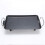 (L(48x27x8cm)) Electric Table Top Grill Griddle BBQ Cooking Cast 3