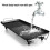 (L(48x27x8cm)) Electric Table Top Grill Griddle BBQ Cooking Cast 7