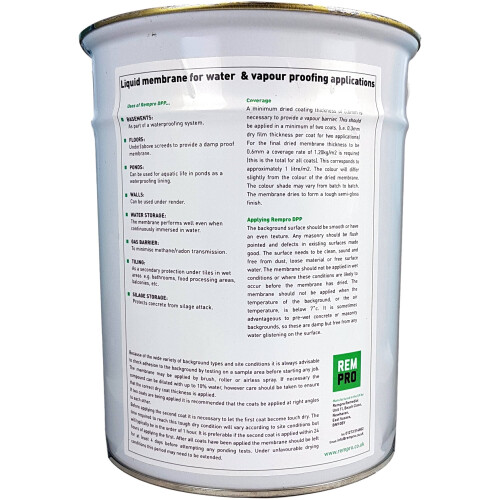 (5kg) Rempro White Damp Proof Paint 1