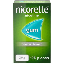 Nicorette Originalt tyggegummi 2mg 105 stykker (Stop Rygehjælp)