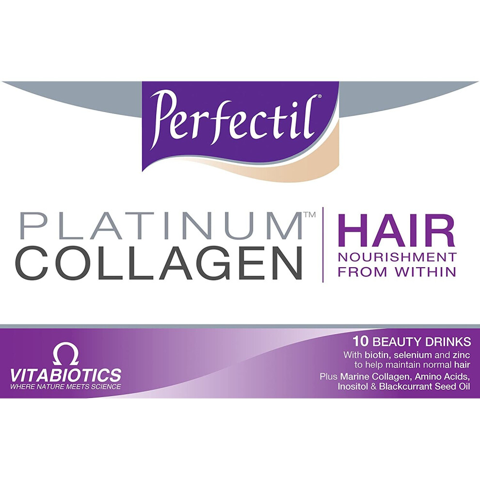 Perfectil Vitabiotics Platinum Collagen Hair, 10 X 50 Ml