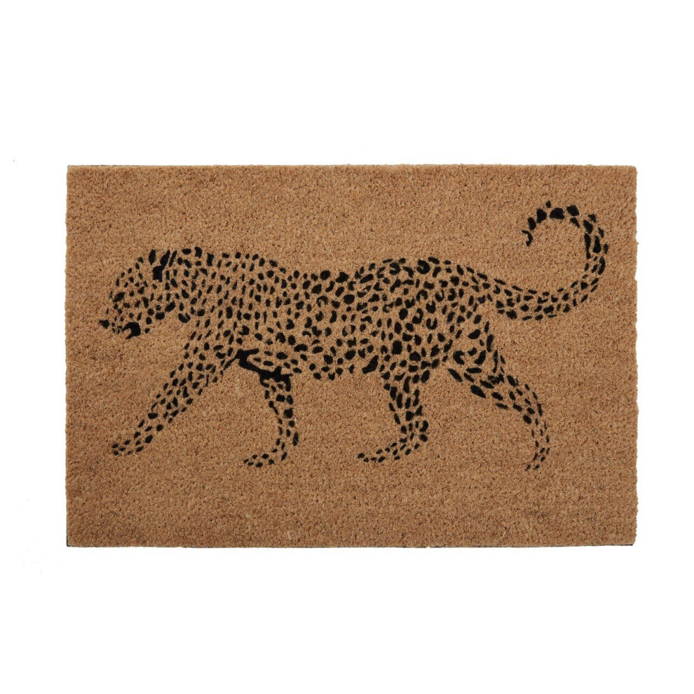Leopard Doormat Non-slip Rectangular Base