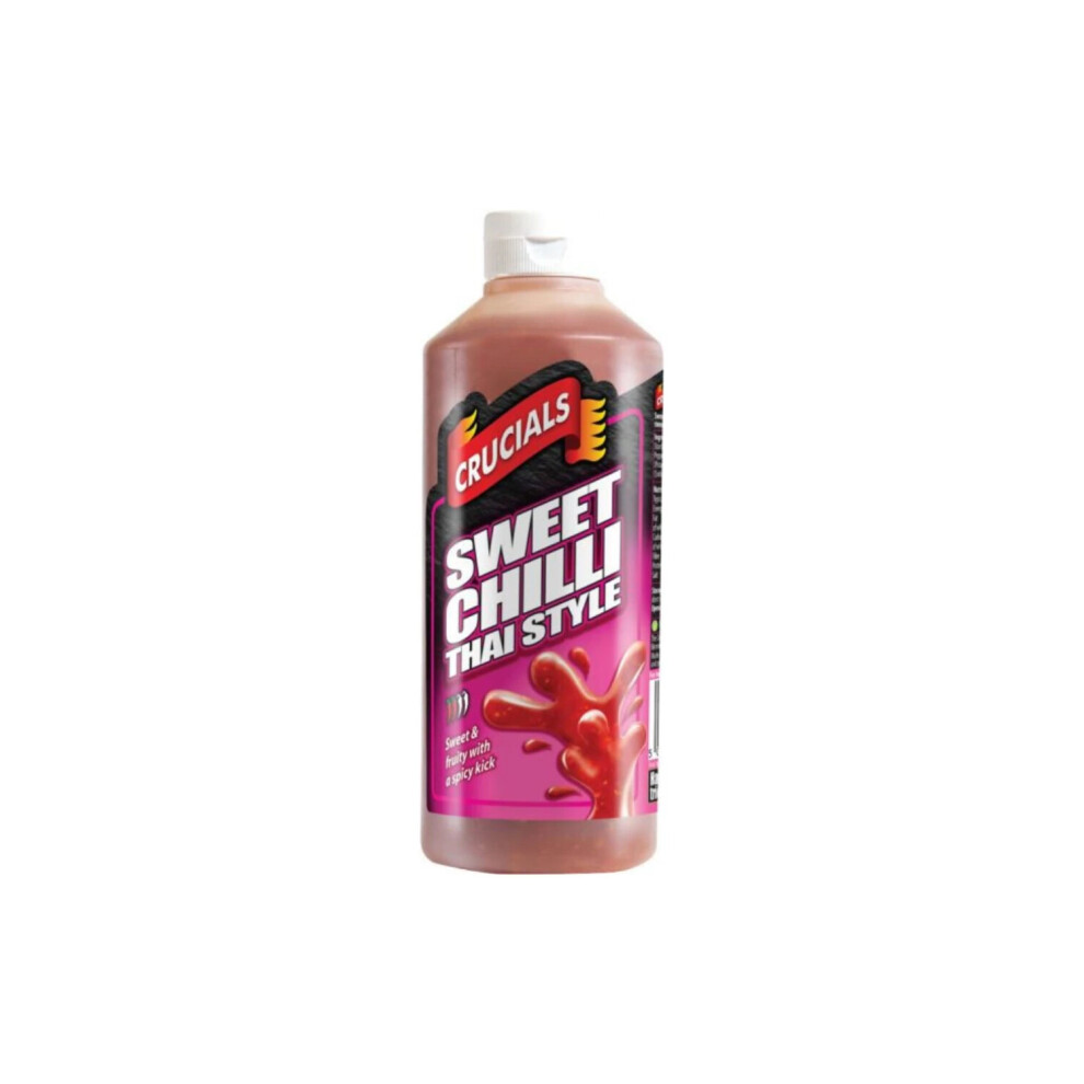 Crucials Thai Sweet Chilli Squeezy Sauce 1L, Great For Adding Spice