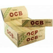 (5 Booklets) OCB Organic Hemp King Size Natural Rolling Smoking Paper Skin