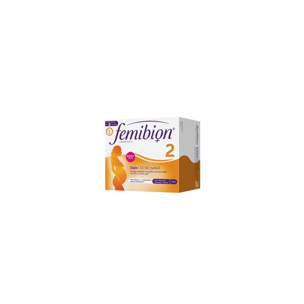 Femibion 2 Breastfeeding + DHA, 56 tablets + 56 caps Pregnancy