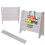 Modern Kids Children Book Shelf Sling Storage Rack Organizer Bookcase 8