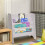 Modern Kids Children Book Shelf Sling Storage Rack Organizer Bookcase 9