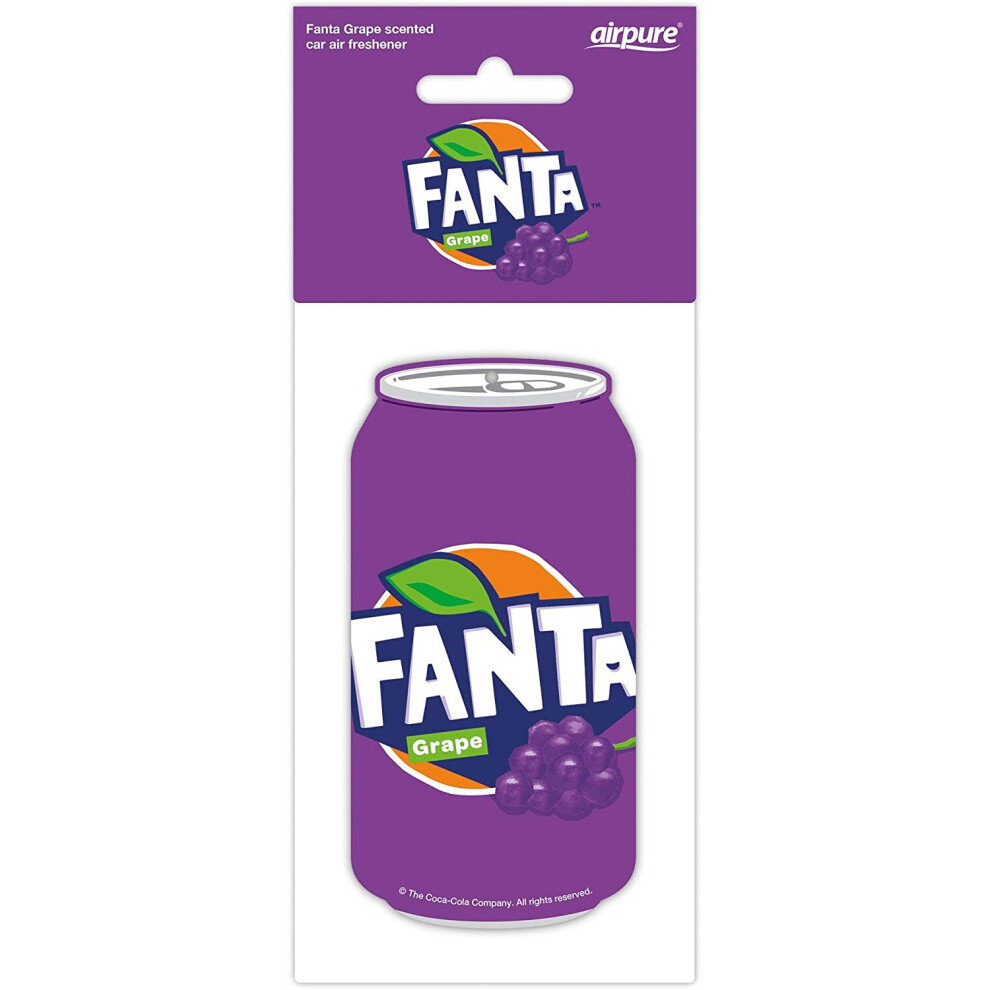 Fanta Car Air Freshener  Fragrance Scent 2D - Grape