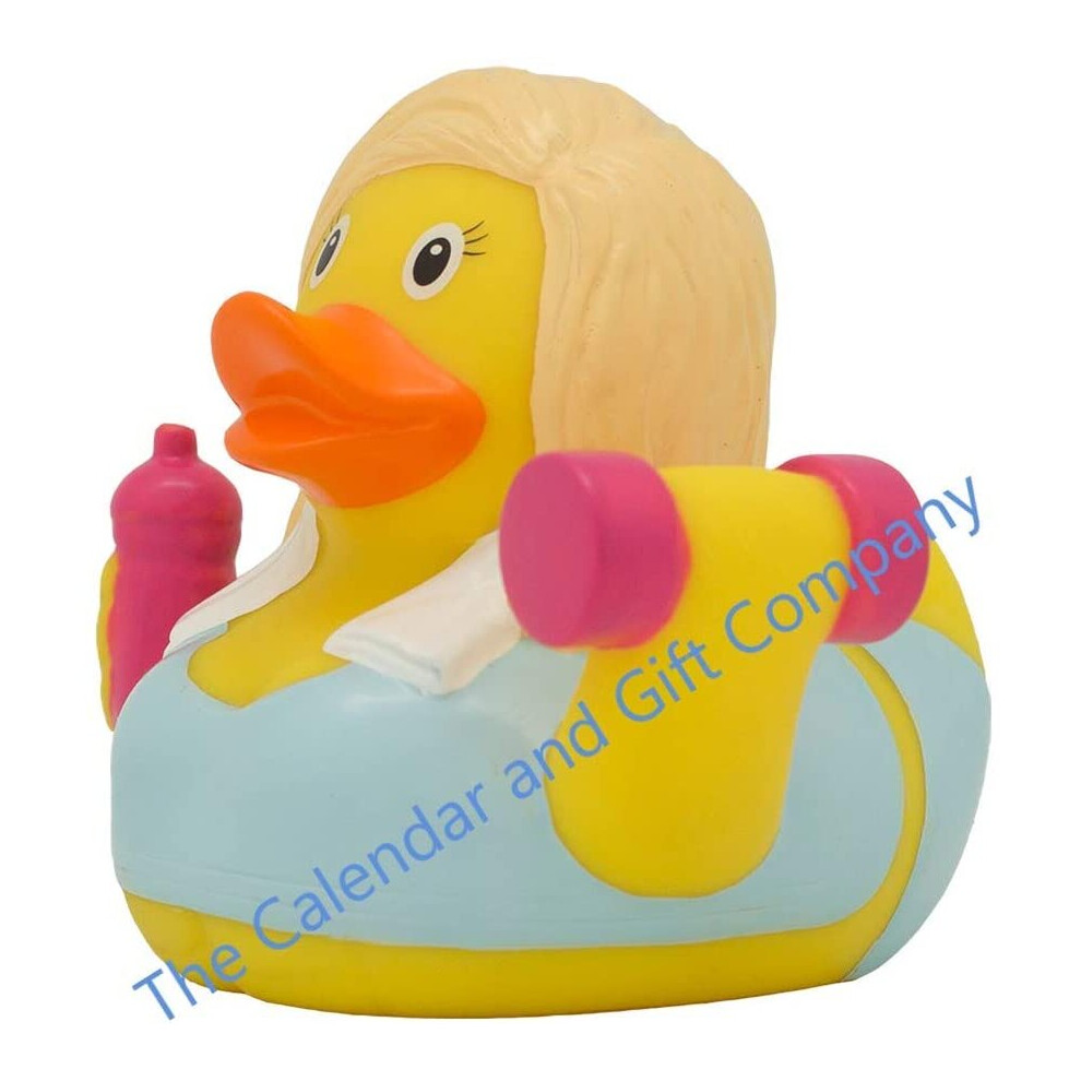 Fitness Girl Rubber Duck - Novelty Gift - Collectors Item - Workout