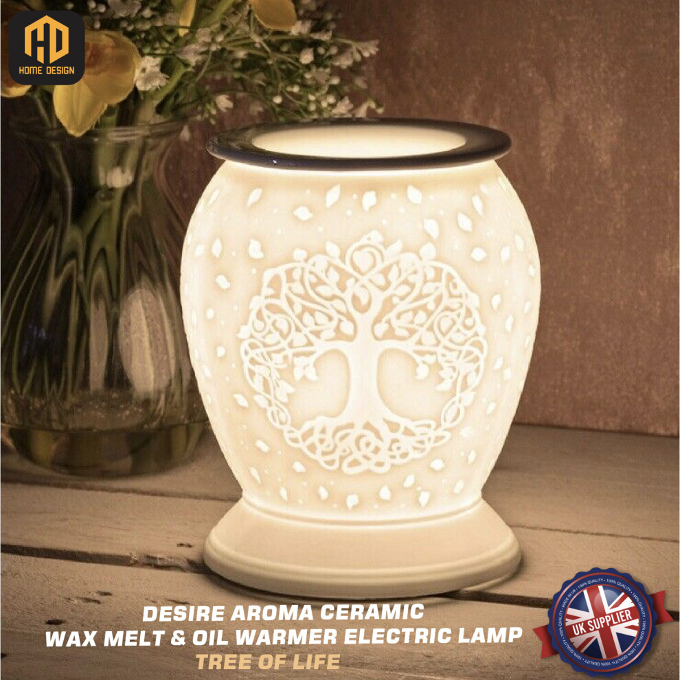 Desire Aroma Tree of Life Ceramic Wax Melt /Oil Warmer