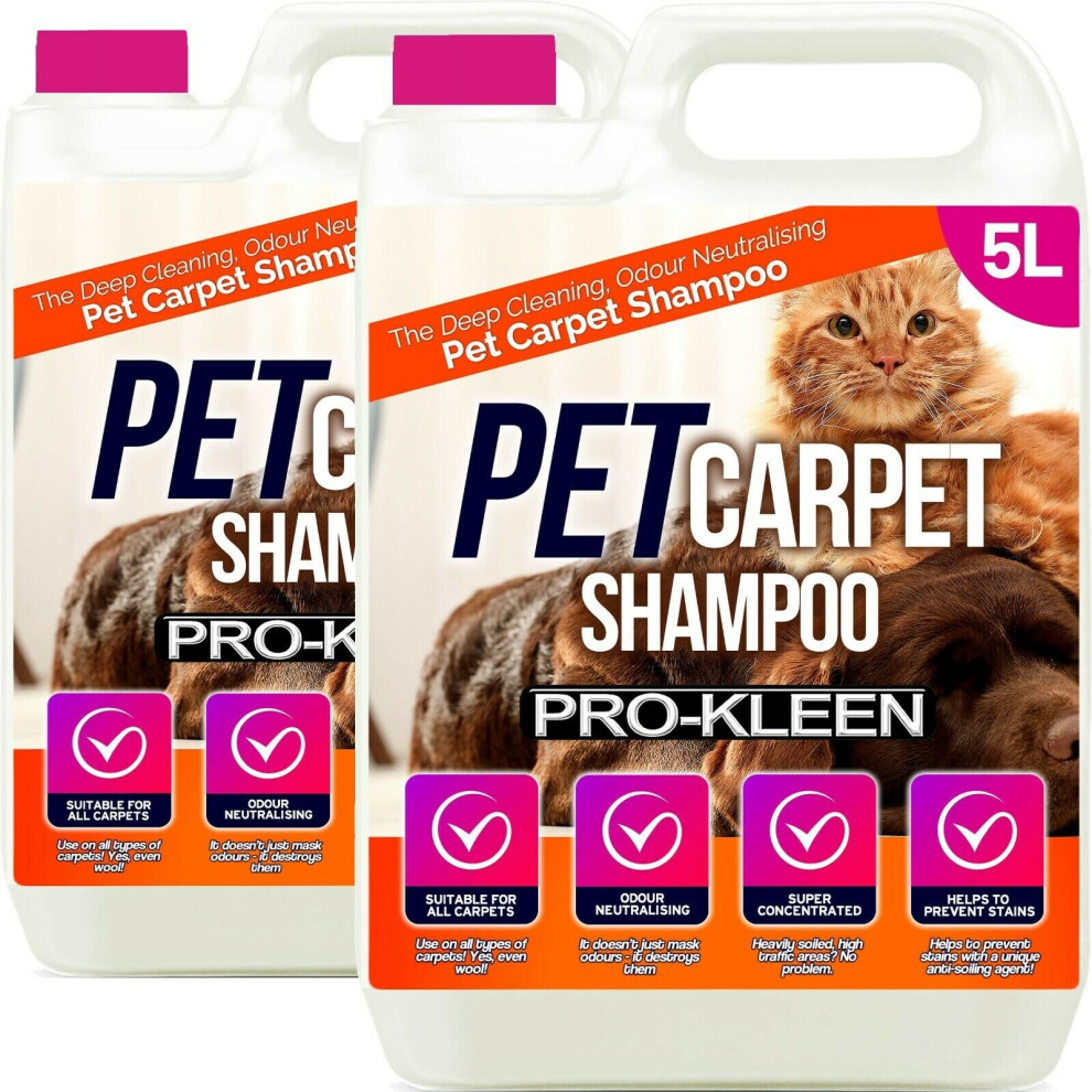 (10L) ProKleen Carpet Shampoo Pet Odour Remover