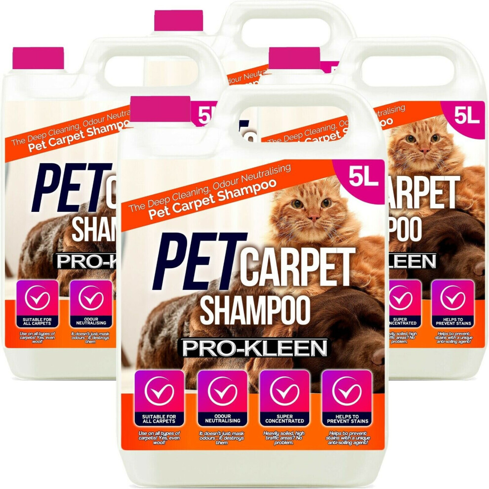 (20L) ProKleen Carpet Shampoo Pet Odour Remover