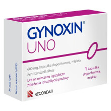 Gynoxin UNO, vaginal globules, 1 capsule Vaginosis Infections